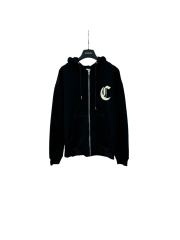 1:1 quality version embroidered zipper hoodie 28491781