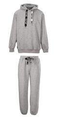 1:1 quality version knitted letter hoodie & pants set 2 colors 28491939