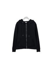 letter cap printed zip-up Hoodie 28493506
