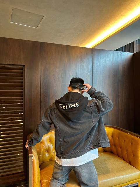 1:1 quality version 28452734 hooded denim jacket