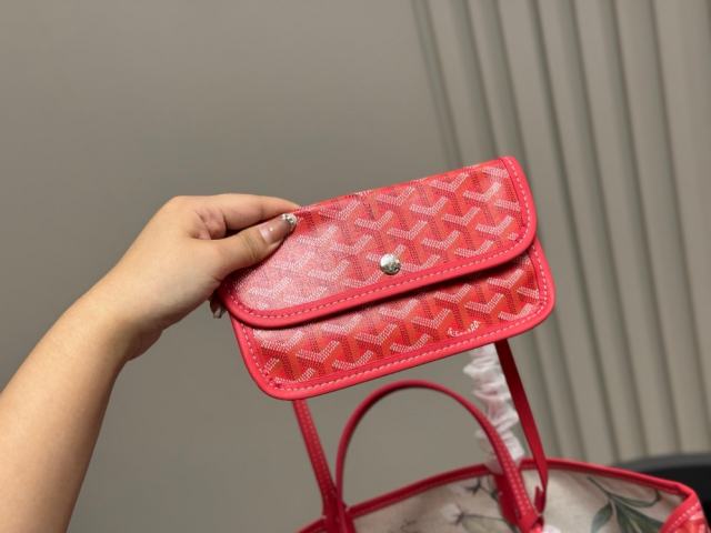 1:1 Top Quality Goyαrd Red Tote Bag