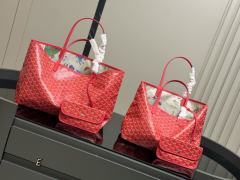 1:1 Top Quality Goyαrd Red Tote Bag