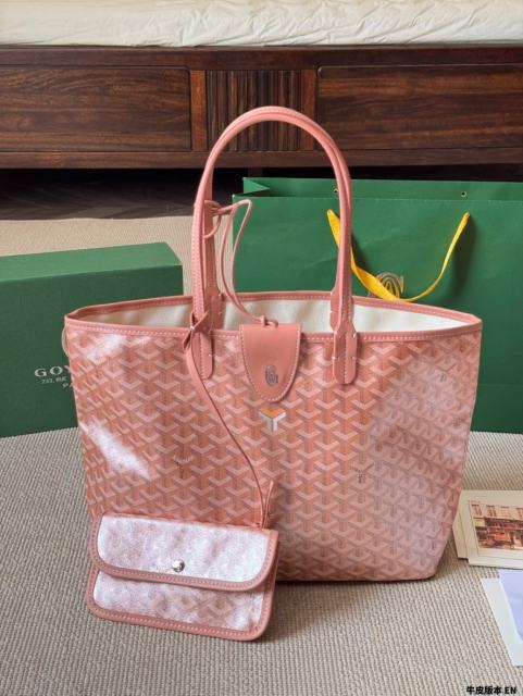 [1:1 Top Quality] Goyαrd Shopping Bag Pink