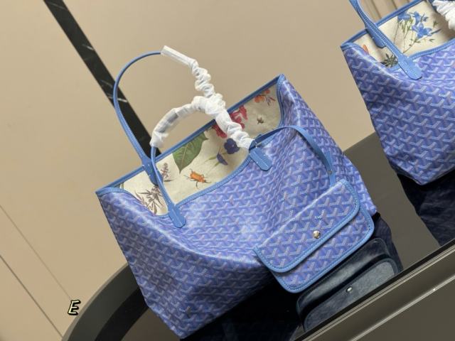 1:1 Top Quality Goyαrd Blue Tote Bag