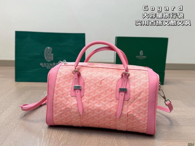 [1:1 Top Quality] Goyαrd Duffle Bag Black (Small Size)