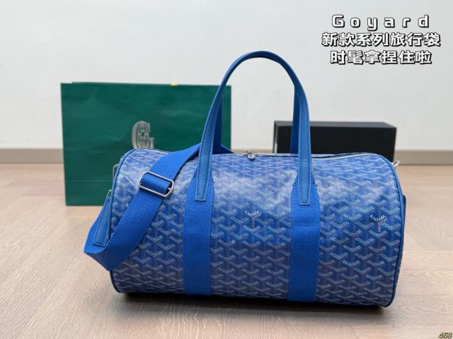 [1:1 Top Quality] Goyαrd Duffle Bag Black (Mid Size)