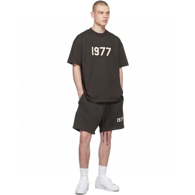 1:1 quality version 1977 Flocked Printed Shorts 4 colors