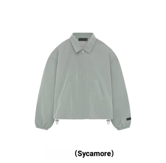 1:1 quality version Solid Color Zipper Pleated Pilot Thin Jacket 3 colors