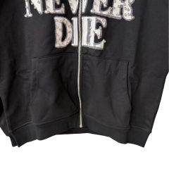Diamond Letter Zipper Hoodie 2 colors 28549912