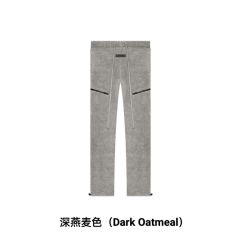 1:1 quality version Labeled LOGO lamb wool shagreen thickened warm pants 3 colors