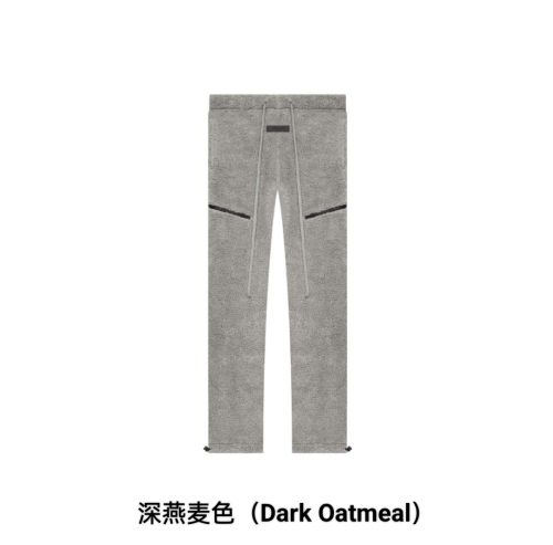 1:1 quality version Labeled LOGO lamb wool shagreen thickened warm pants 3 colors
