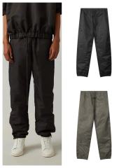 1:1 quality version Side-zip nylon woven drawstring pants 2 colors
