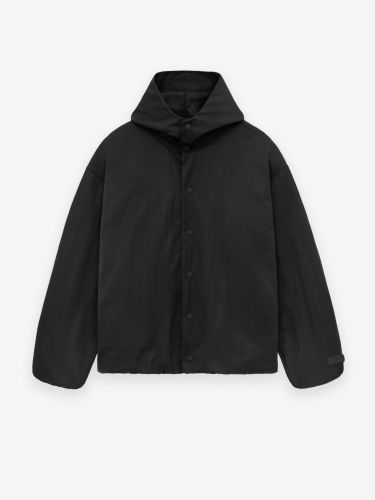 1:1 quality version Patch embroidered monogrammed logo hooded jacket 2 colors