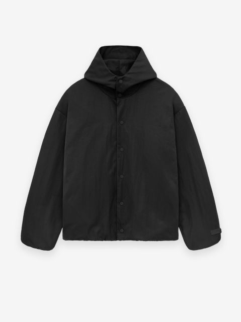 1:1 quality version Patch embroidered monogrammed logo hooded jacket 2 colors
