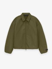 1:1 quality version Back patch embroidered monogrammed logo lapel zipper jacket 2 colors