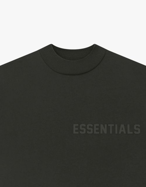 1:1 quality version 27968555 Stereoscopic Silicone Letter Long Sleeve T-Shirt 6 colors