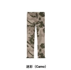 1:1 quality version Labeled LOGO lamb wool shagreen thickened warm pants 3 colors