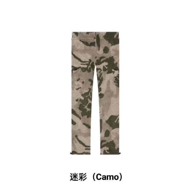 1:1 quality version Labeled LOGO lamb wool shagreen thickened warm pants 3 colors