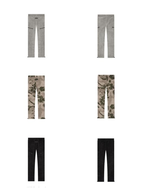 1:1 quality version Labeled LOGO lamb wool shagreen thickened warm pants 3 colors