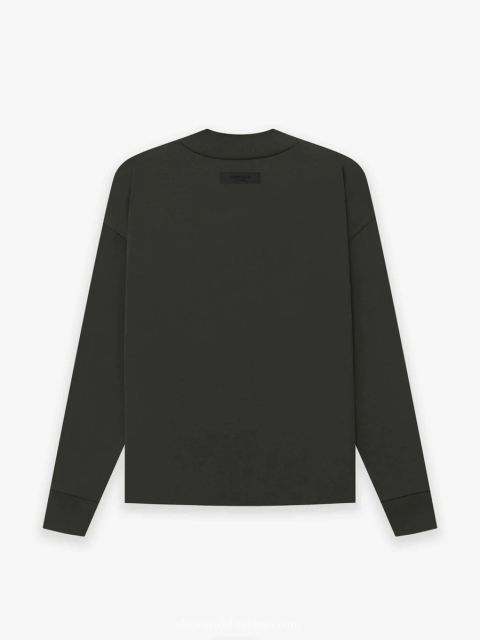 1:1 quality version 27968555 Stereoscopic Silicone Letter Long Sleeve T-Shirt 6 colors