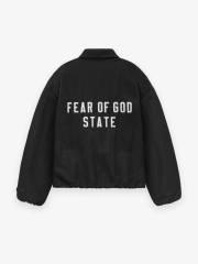 1:1 quality version Back patch embroidered monogrammed logo lapel zipper jacket 2 colors