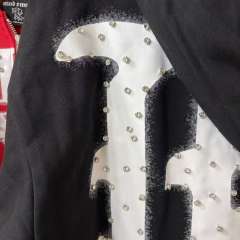 Diamond Letter Zipper Hoodie 2 colors 28549912