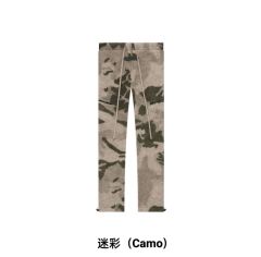 1:1 quality version Labeled LOGO lamb wool shagreen thickened warm pants 3 colors