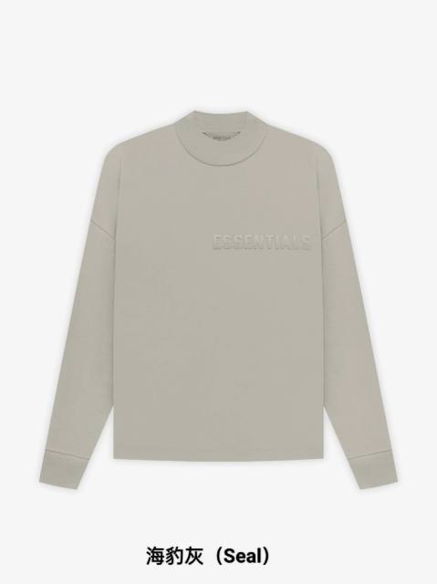 1:1 quality version 27968555 Stereoscopic Silicone Letter Long Sleeve T-Shirt 6 colors