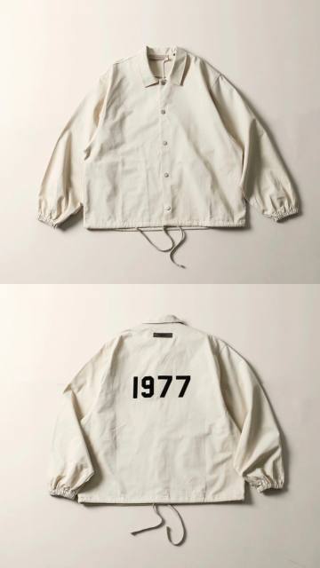 1:1 quality version Flocked Letter Logo Coach Jacket