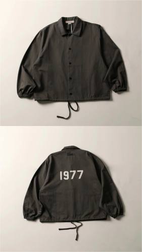 1:1 quality version Flocked Letter Logo Coach Jacket