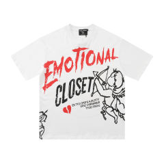 Slogan Angel Print Tee 2 colors 28572178