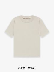 1:1 quality version 27956133 Beige Flocked Letter Tee &  Terry Shorts Set 3 colors