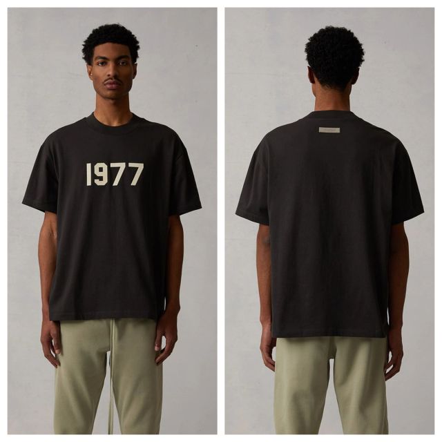 [Big & Tall for weights up to 220 lbs]1:1 quality version 27977313 1977 Flocked Digital tee 4 colors