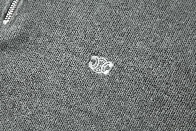 1:1 quality version embroidered zipper polo sweater 2 colors 28480918