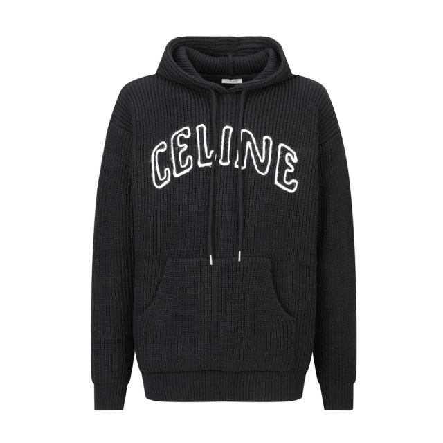 1:1 quality version 28471240 Openwork Letter Embroidered Sweater Hoodie