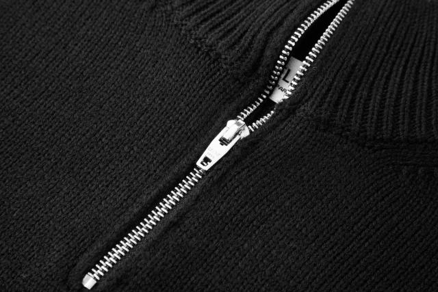 1:1 quality version embroidered zipper polo sweater 2 colors 28480918