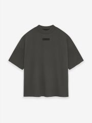 1:1 quality version Three-dimensional adhesive label letters LOGO Ink black Tee &  Shorts Set