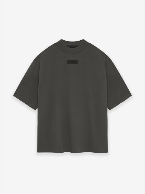 1:1 quality version Three-dimensional adhesive label letters LOGO Ink black Tee &  Shorts Set