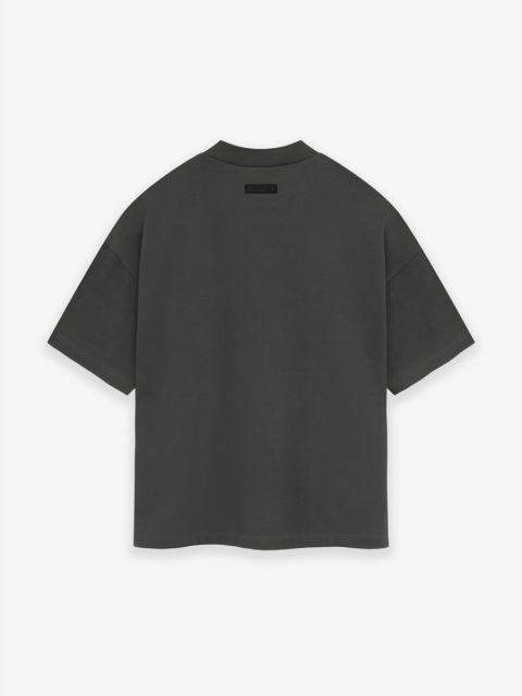 1:1 quality version Three-dimensional adhesive label letters LOGO Ink black Tee &  Shorts Set