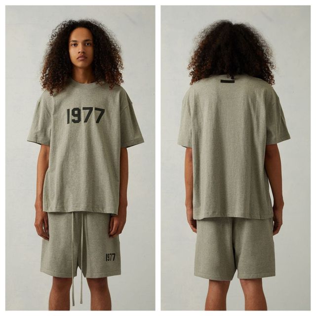 [Big & Tall for weights up to 220 lbs]1:1 quality version 27977313 1977 Flocked Digital tee 4 colors