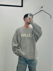 1:1 quality version Patchwork Embroidered Sweater 2 colors 28478693