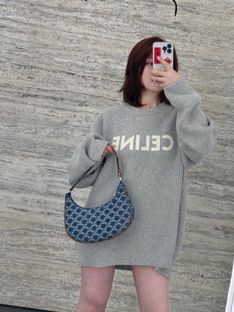1:1 quality version Patchwork Embroidered Sweater 2 colors 28478693