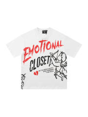 Slogan Angel Print Tee 2 colors 28572178