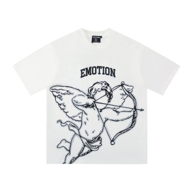 Shadow Letter Angel Print Tee 2 colors 28572185
