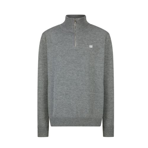 1:1 quality version embroidered zipper polo sweater 2 colors 28480918