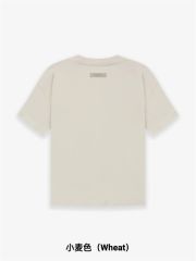 1:1 quality version 27956133 Beige Flocked Letter Tee &  Terry Shorts Set 3 colors