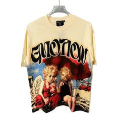 Angel Drinking Cola Black Diamond letter printed Tee 2 colors 28572183
