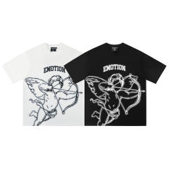 Shadow Letter Angel Print Tee 2 colors 28572185