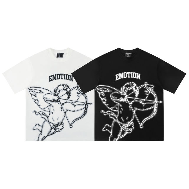 Shadow Letter Angel Print Tee 2 colors 28572185