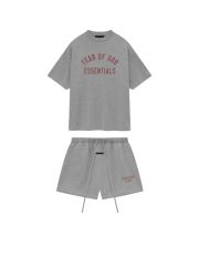 1:1 quality version BACK TO SCHOOL Collection Letter Print Tee &  Shorts Set 4colors